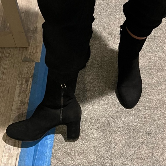 Stuart Weitzman Suede Ankle Boots- Size 7.5 - Picture 11 of 12